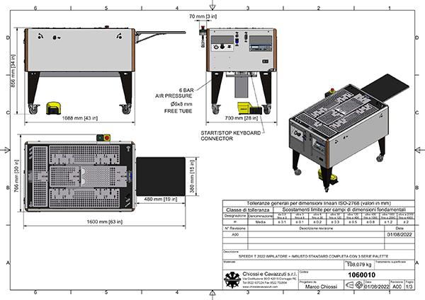 Speedy T Automatic Folder by Chiossi e Cavazzuti