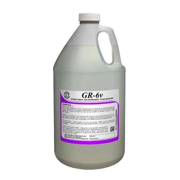 CCI GR-6V Ink Degradent / Recirc Wash / Stain Remover - 1 Gallon