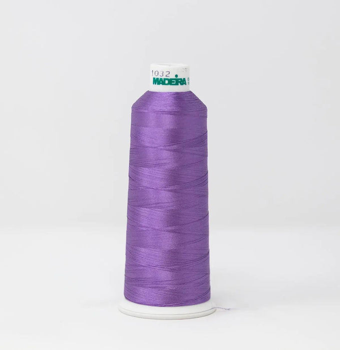 Madeira Rayon 1032 Velvet Violet Embroidery Thread 5500 Yards