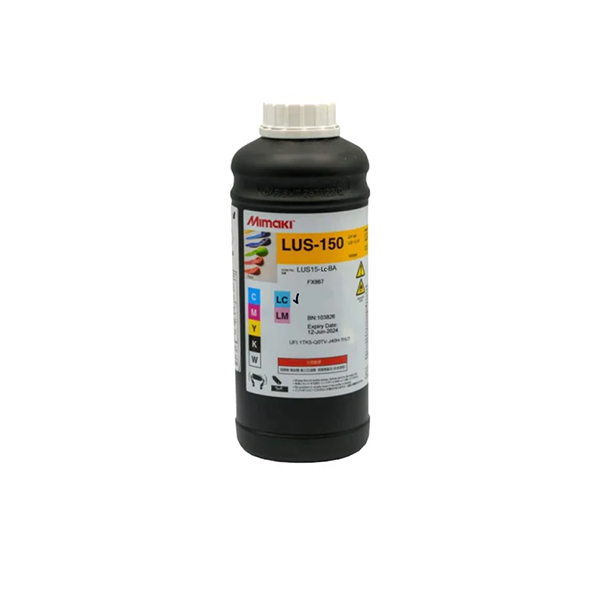 Mimaki LUS-150 Light Cyan UV Curable Ink - 1 Liter Bottle