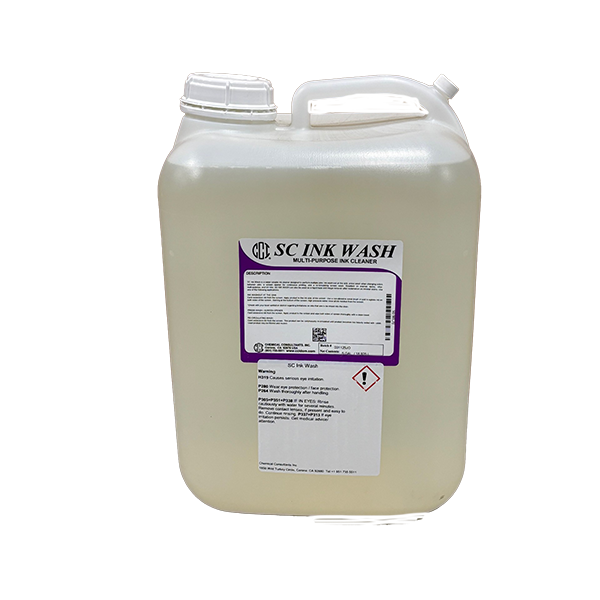 CCI SC Ink Wash Multi-Purpose Ink Cleaner - 5 Gallon