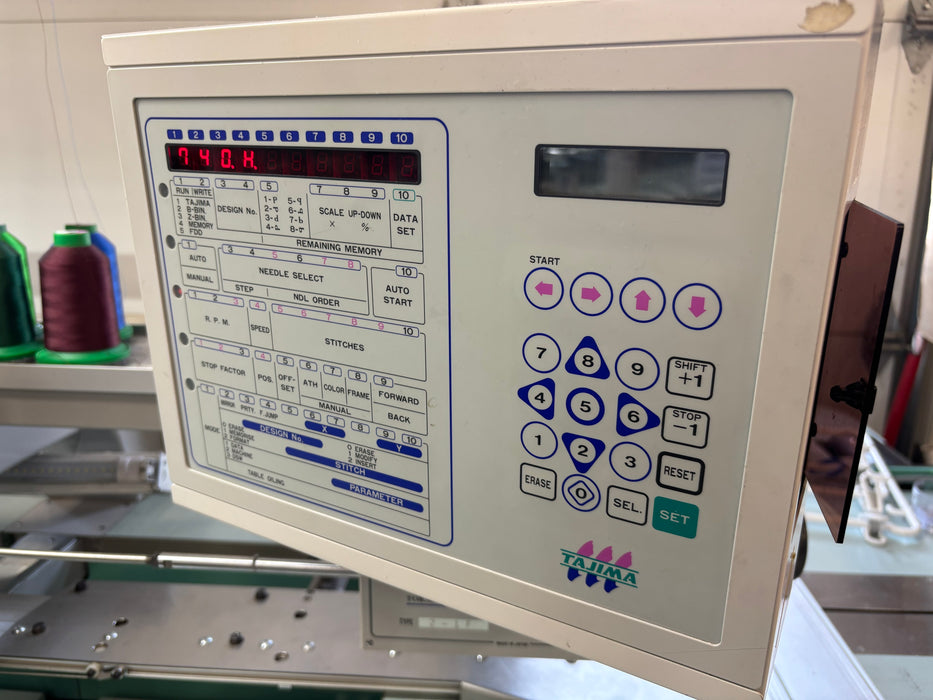 Used - Tajima TME-DC906 6-Head Embroidery Machine - $19,995.00