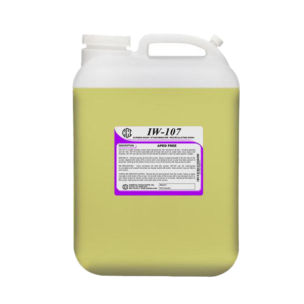 CCI IW107 Screen Wash / Ink Degradent - 5 Gallon
